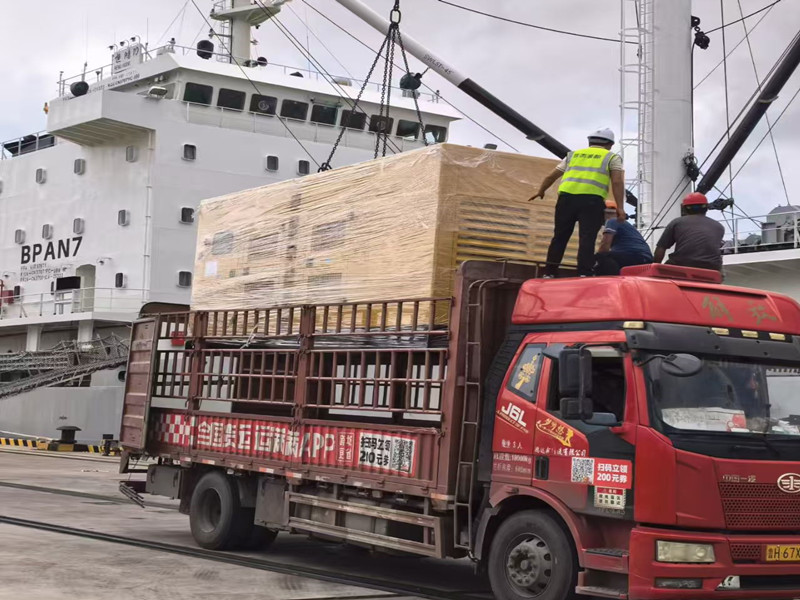 Two Comler silent generator sets have been shipped to the Republic of Kiribati.